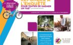 Visuel avec des images d'illustration invitant à répondre à l'enquête