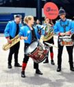 Photo des artistes de la Fanfare Saugrenue