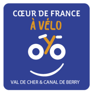 Logo de la véloroute Cœur de France à Vélo