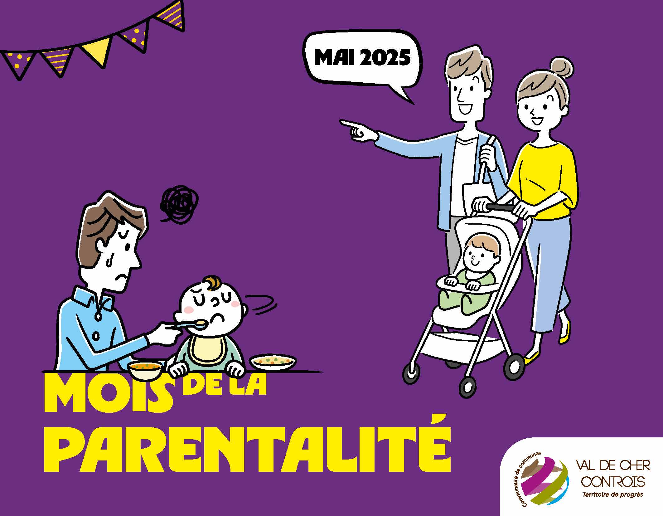 Le Val de Cher Controis dédie le mois de mai à la parentalité • Val de