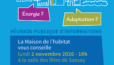 Affiche de la réunion publique de la maison de l'habitat Val de Cher Controis